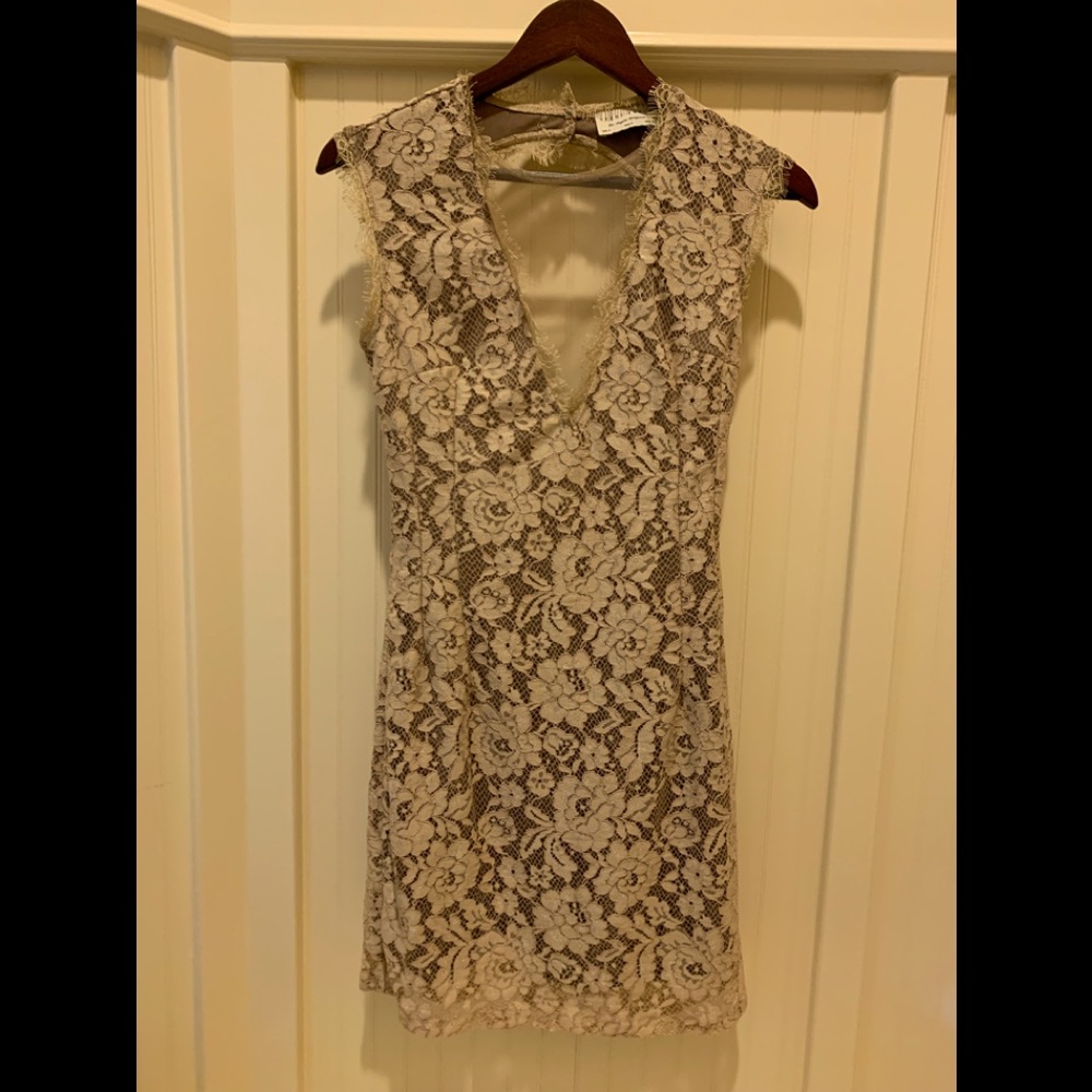 Mid-length Nude Dress